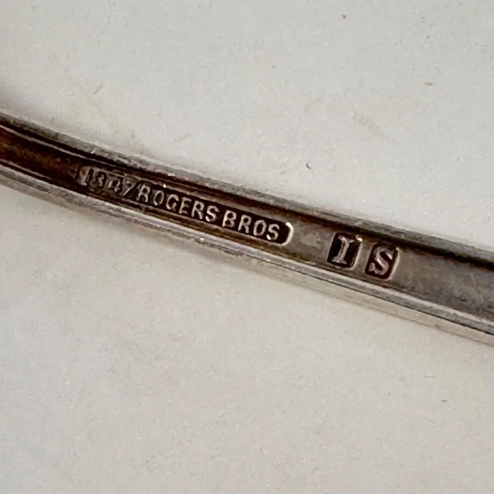 1847 Rogers Bros First Love Silverplate Salad Forks Set of 6 Vintage 1937